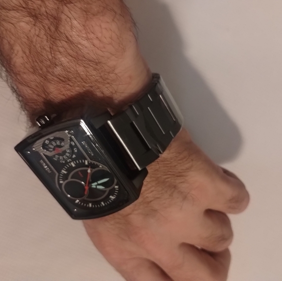 Sanda Digi-Ani, Triple Time Zone, Multi-function Stainless Bracelet Watch - Picture 7 of 10